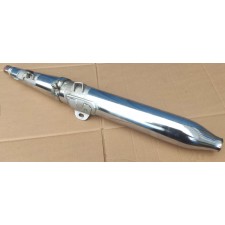 EXHAUST CIGAR TYPE CHROME - LEFT - JAWA 300CL + MODEL 42 (SHORTLY USED)